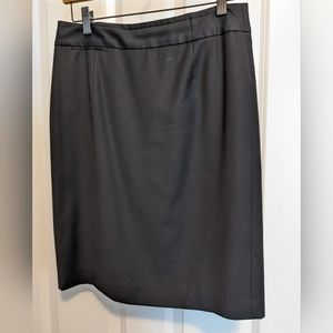J. Crew 100% wool lined pencil skirt, size 4
